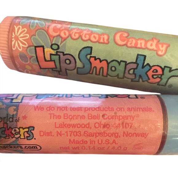 Vintage Lip Smackers Back-To-School Book Cover Set w/4 Bubble Font Lip Balms HTF - Picture 4 of 5